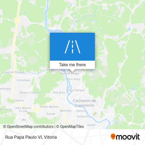 Rua Papa Paulo VI map
