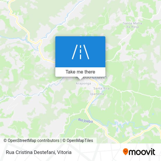 Rua Cristina Destefani map