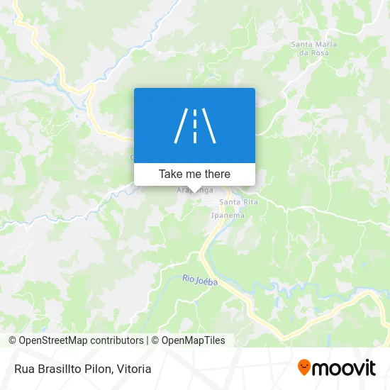 Rua Brasillto Pilon map