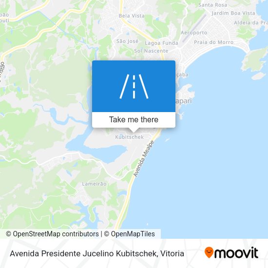 Avenida Presidente Jucelino Kubitschek map