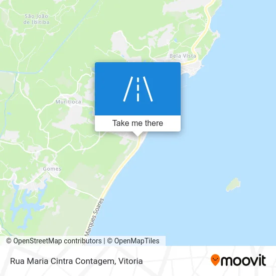 Rua Maria Cintra Contagem map