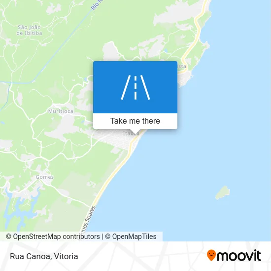 Rua Canoa map