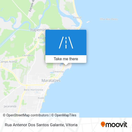 Rua Antenor Dos Santos Galante map