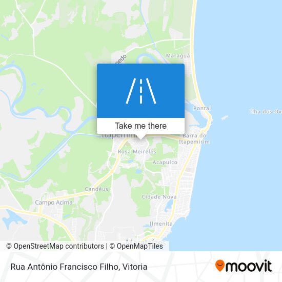 Rua Antônio Francisco Filho map
