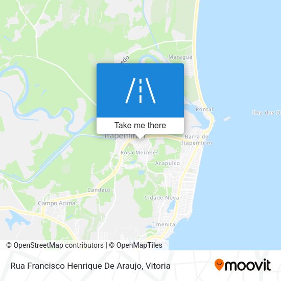 Rua Francisco Henrique De Araujo map