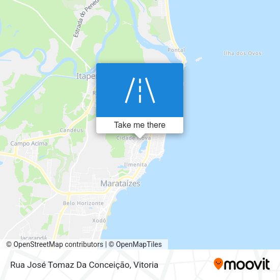 Rua José Tomaz Da Conceição map