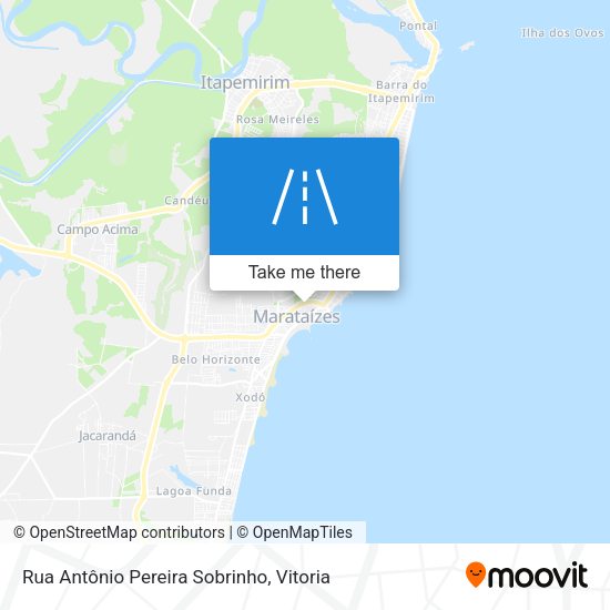 Rua Antônio Pereira Sobrinho map