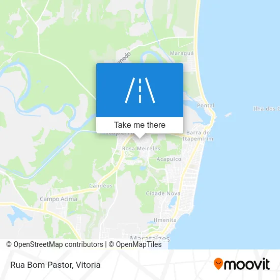 Rua Bom Pastor map