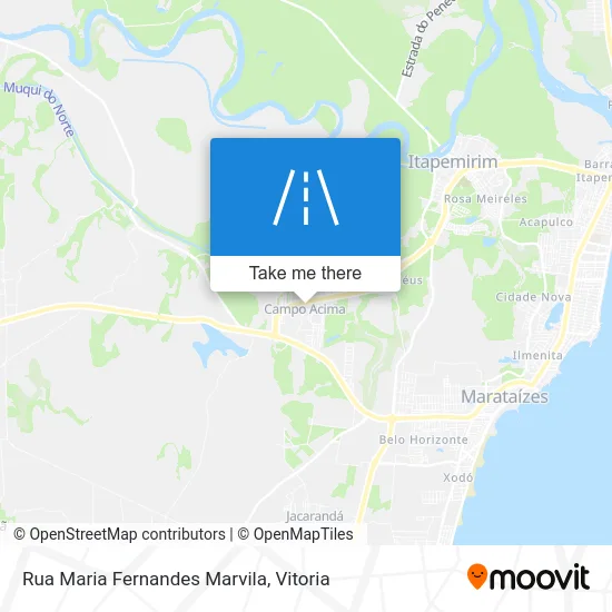Rua Maria Fernandes Marvila map