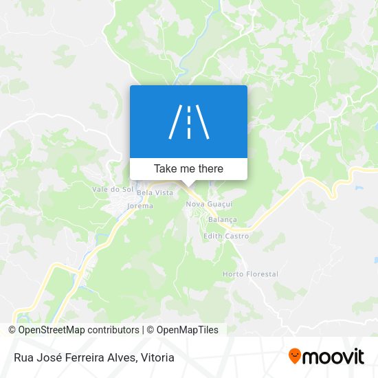 Rua José Ferreira Alves map