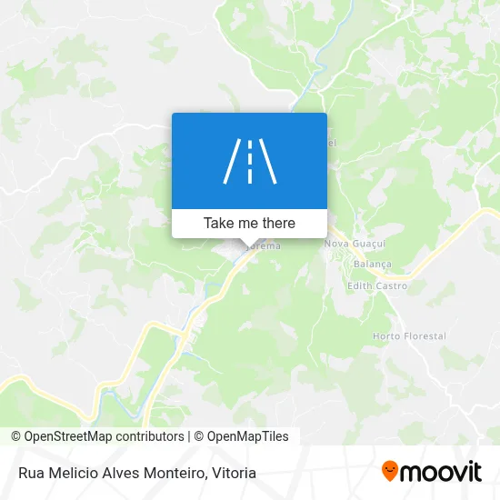 Rua Melicio Alves Monteiro map