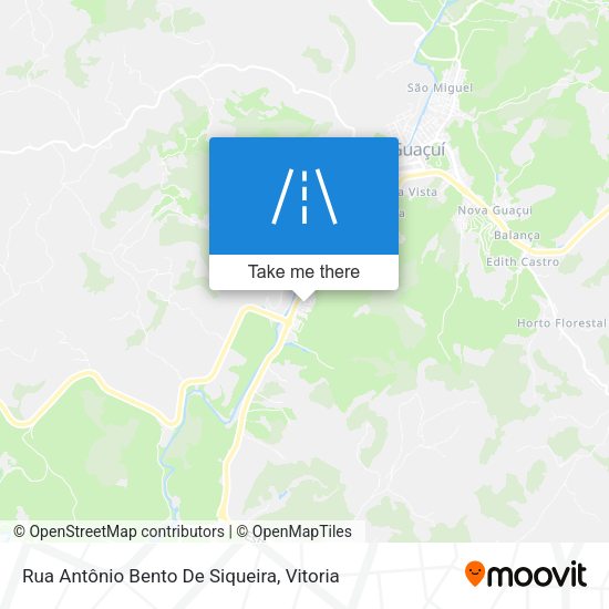 Rua Antônio Bento De Siqueira map