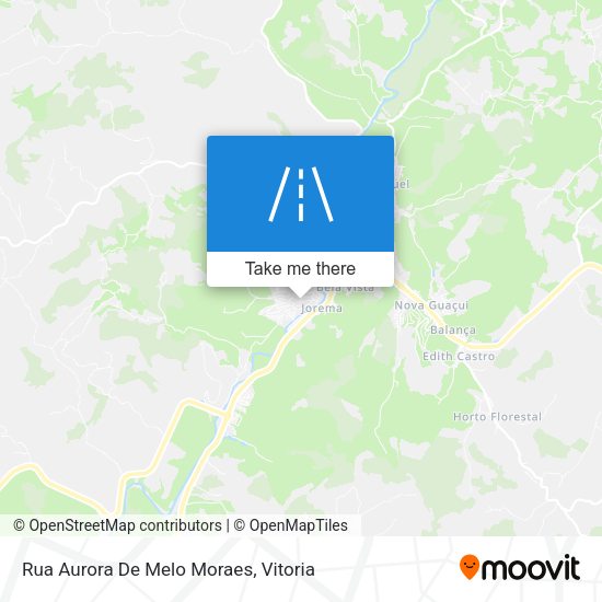 Rua Aurora De Melo Moraes map