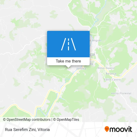 Rua Serefim Zini map
