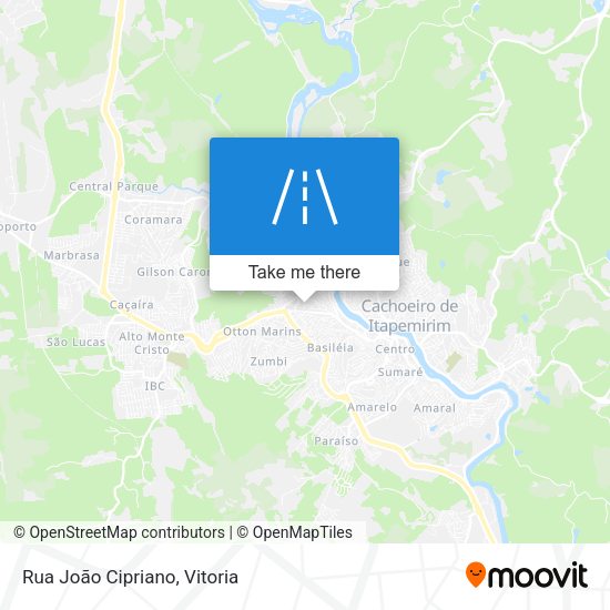 Rua João Cipriano map