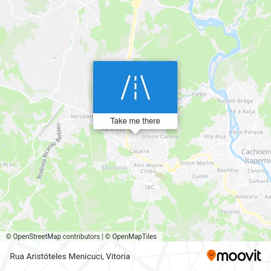 Rua Aristóteles Menicuci map