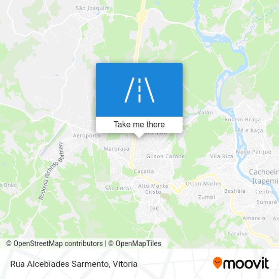 Rua Alcebíades Sarmento map