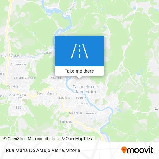 Rua Maria De Araújo Viêira map