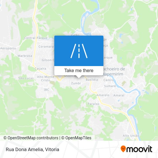 Rua Dona Amelia map