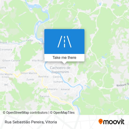 Rua Sebastião Pereira map