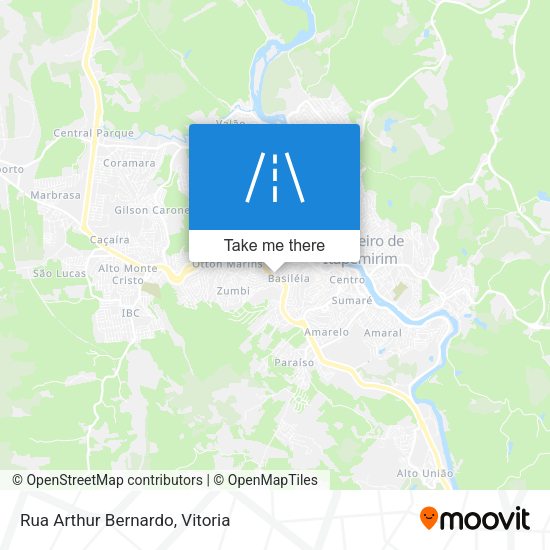 Rua Arthur Bernardo map