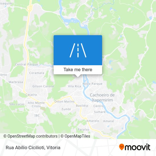 Rua Abílio Cicilioti map