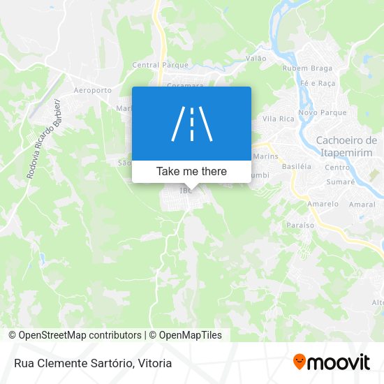 Rua Clemente Sartório map