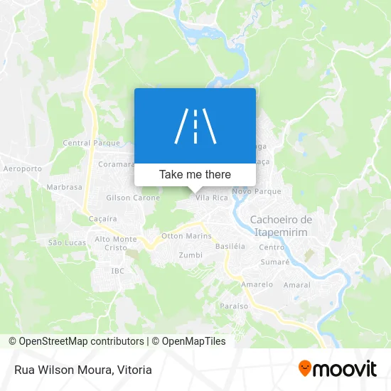 Rua Wilson Moura map