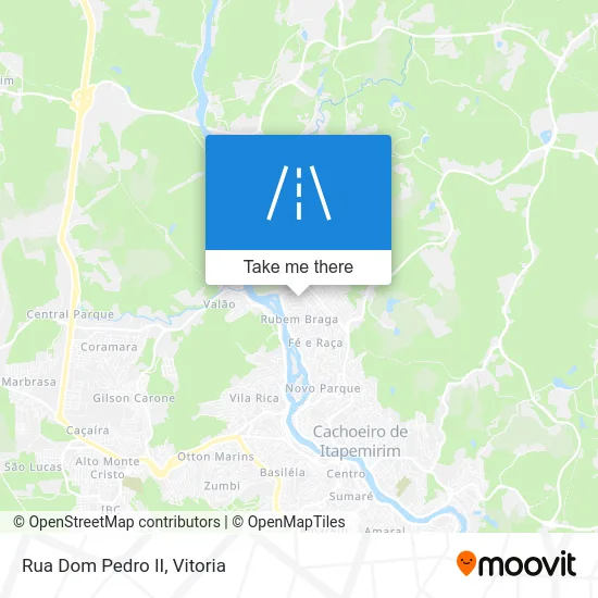 Rua Dom Pedro II map