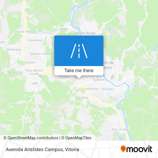 Avenida Aristides Campos map