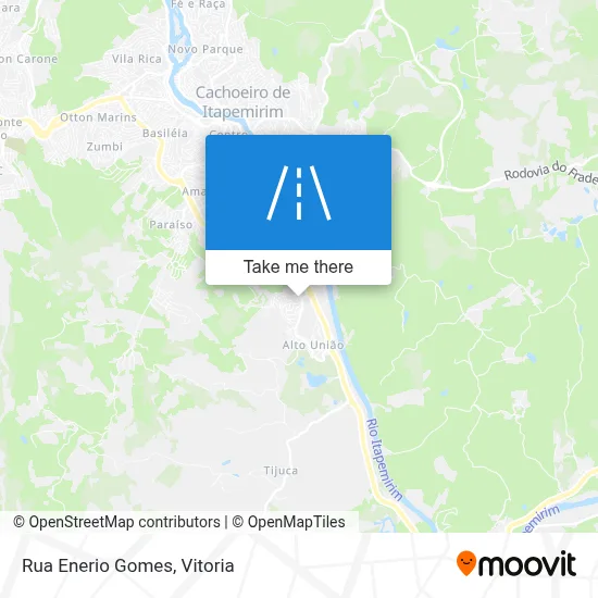 Rua Enerio Gomes map