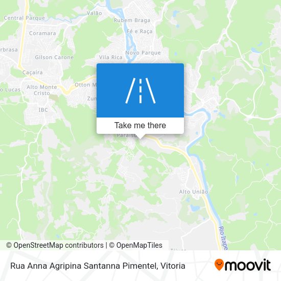 Rua Anna Agripina Santanna Pimentel map