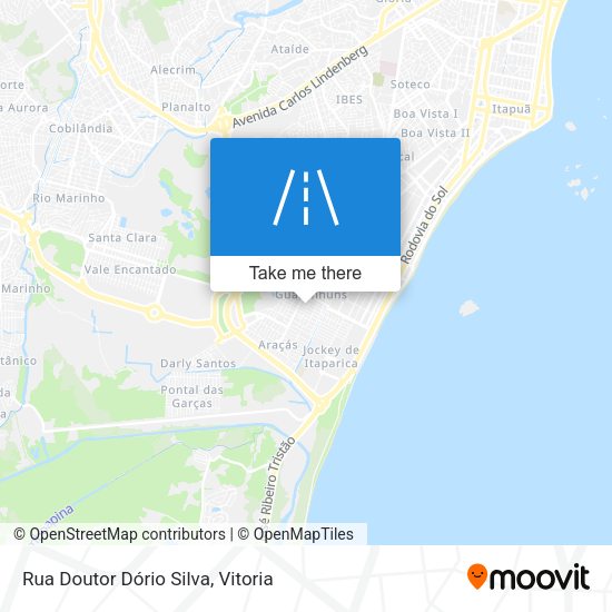Rua Doutor Dório Silva map