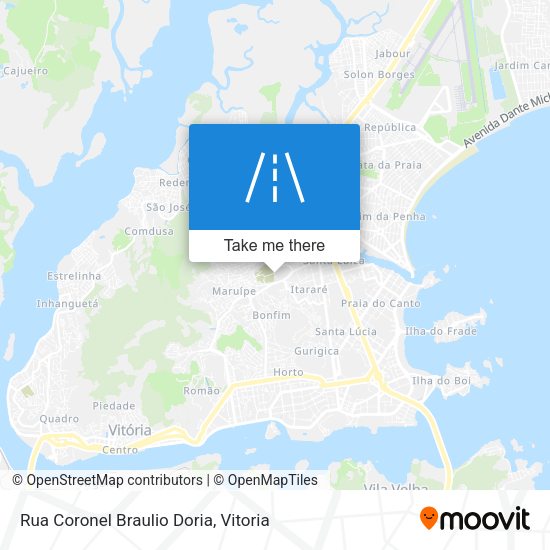 Rua Coronel Braulio Doria map