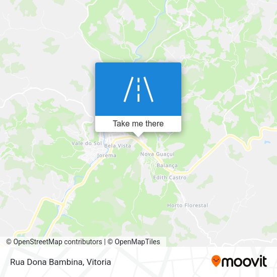 Rua Dona Bambina map