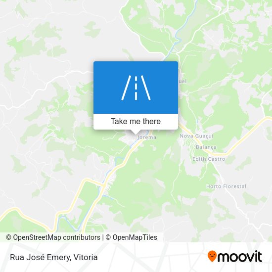 Rua José Emery map