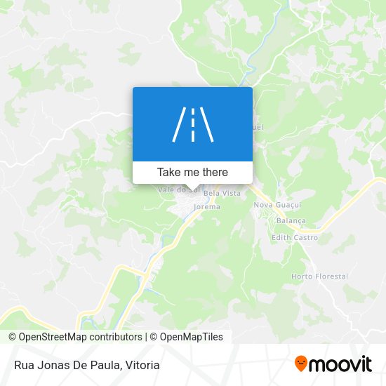 Rua Jonas De Paula map