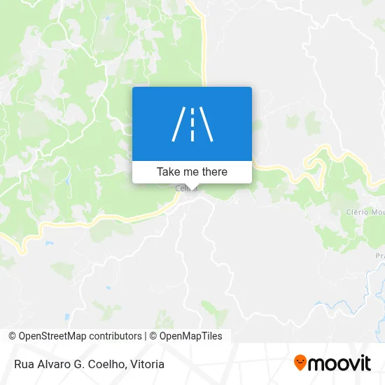Rua Alvaro G. Coelho map