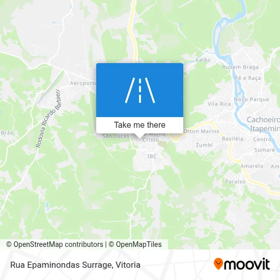 Rua Epaminondas Surrage map