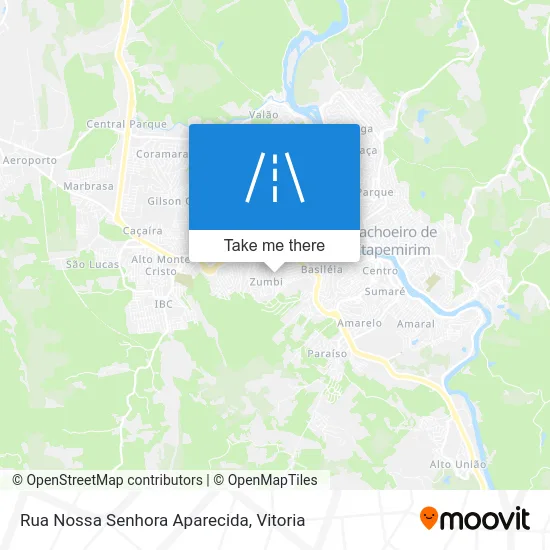 Rua Nossa Senhora Aparecida map