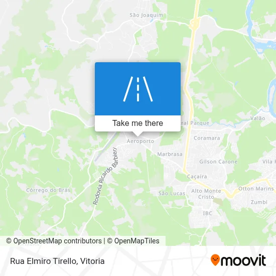 Rua Elmiro Tirello map