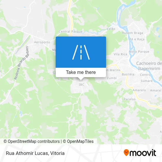 Rua Athomir Lucas map