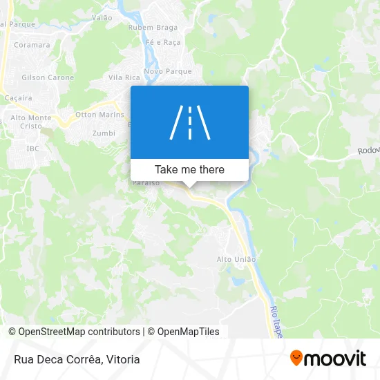 Rua Deca Corrêa map