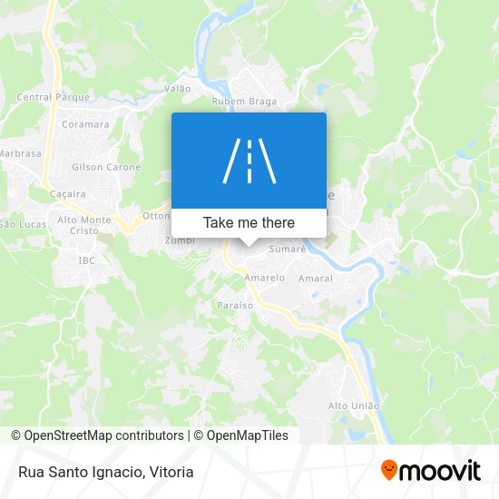 Rua Santo Ignacio map