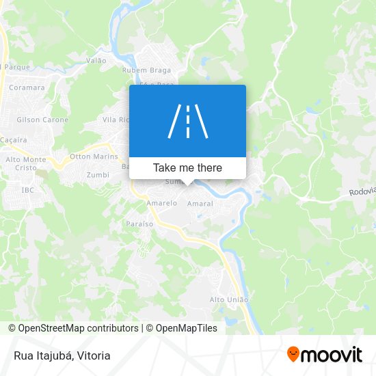 Rua Itajubá map