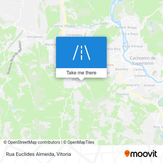 Rua Euclides Almeida map