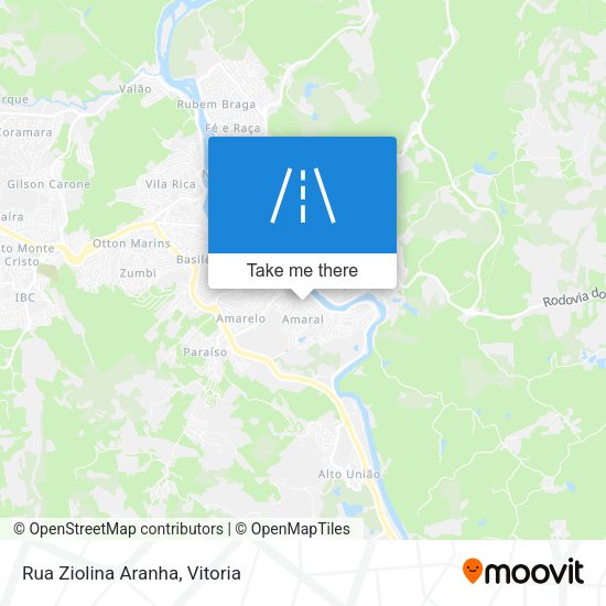 Rua Ziolina Aranha map