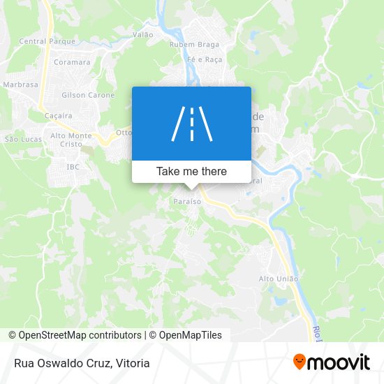 Rua Oswaldo Cruz map