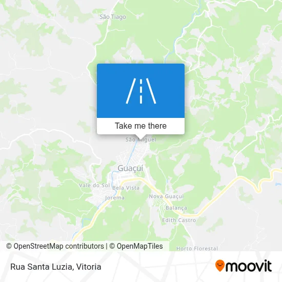 Rua Santa Luzia map