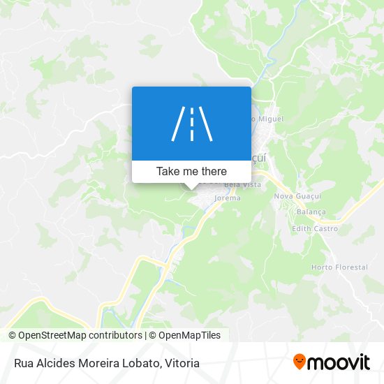 Rua Alcides Moreira Lobato map